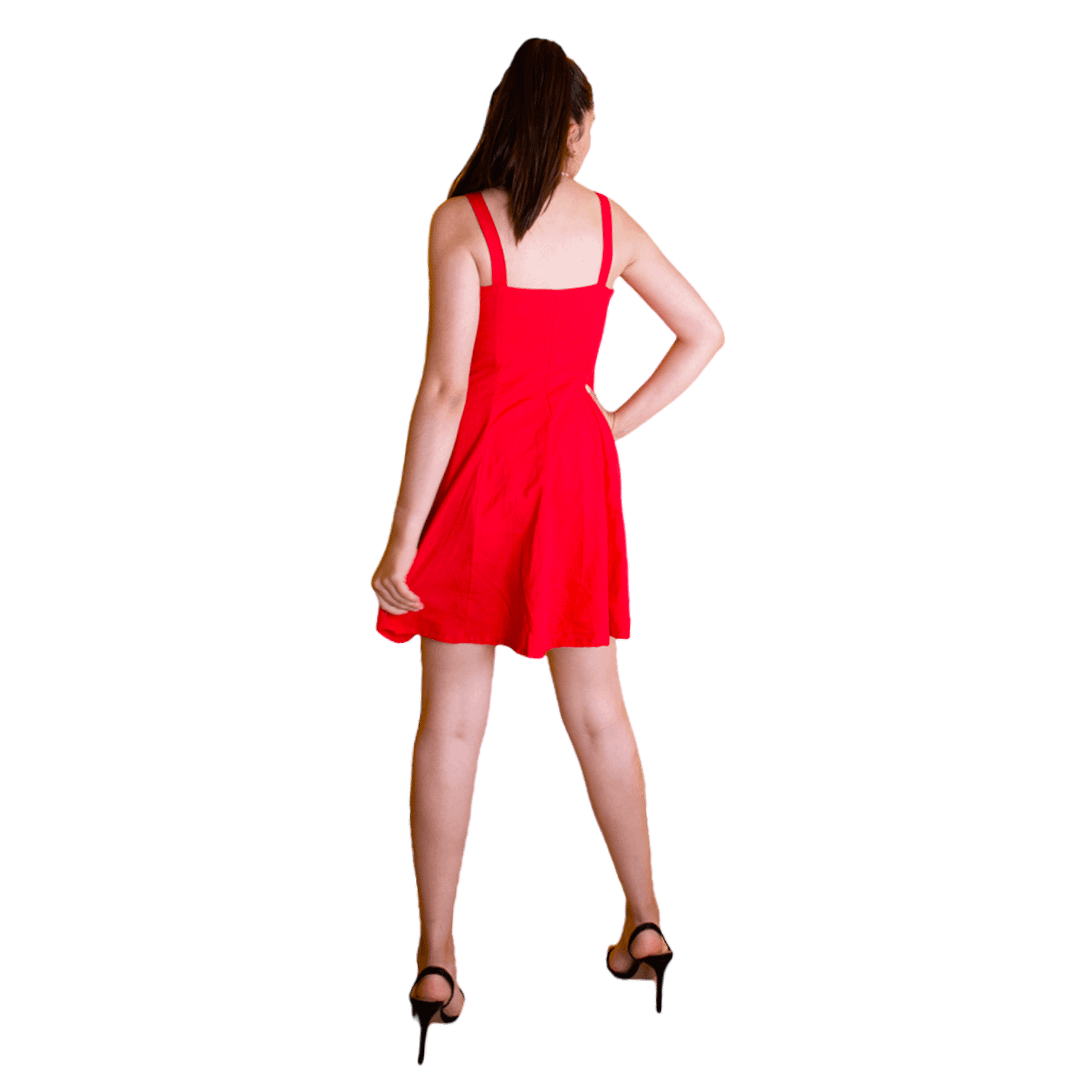 Combinar vestido rojo casual hot sale